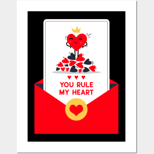 You Rule My Heart Posters and Art
